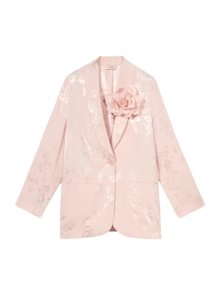 Marynarka Oltre żakardowa różowa