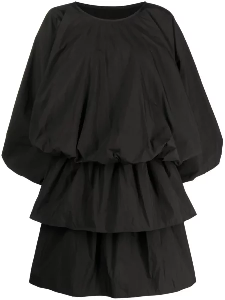 Sukienka Goen.j popelinowa garniturowa czarna