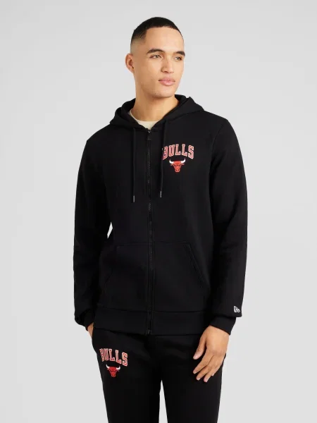 NEW ERA Hanorac ESSENTIALS CHIBUL roșu / negru alb