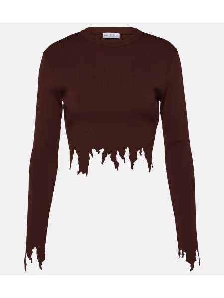 Cropp top Jw Anderson zdrențuiți maro