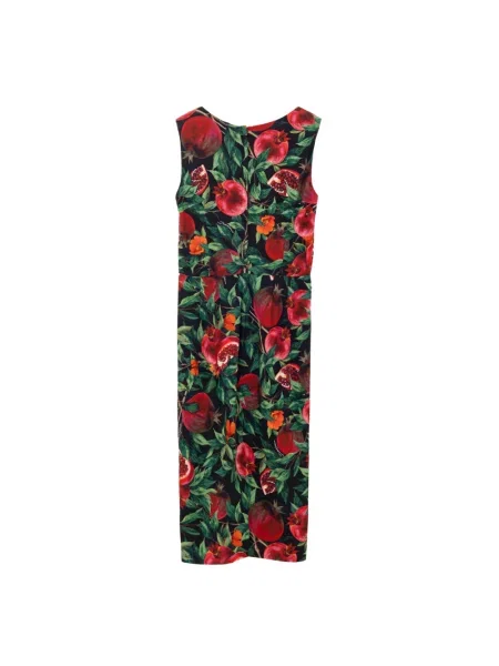 Sukienka Dolce And Gabbana bez rękawów z nadrukiem