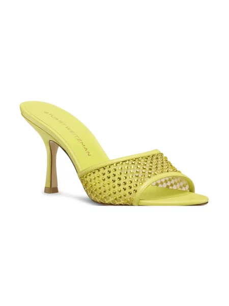 Klapki Stuart Weitzman żółte