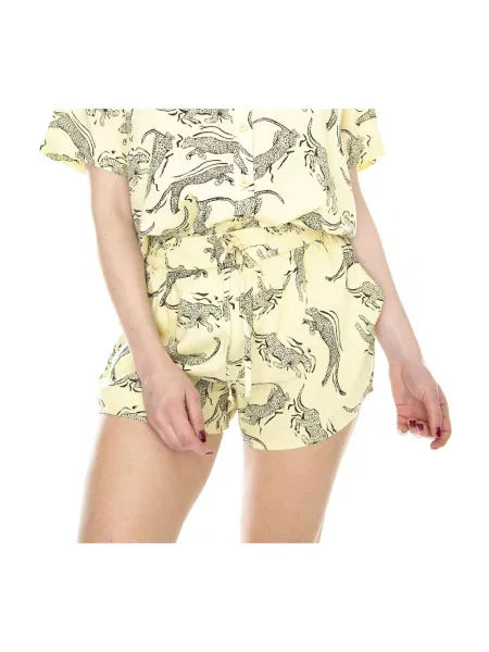 Szorty Obey casual żółte