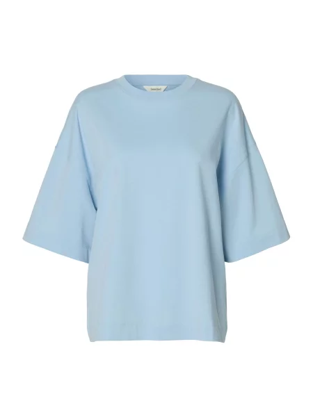SELECTED Tricou deschis albastru