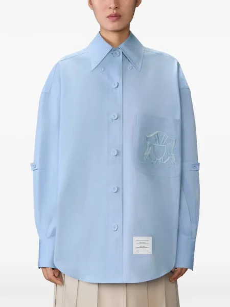 Košeľa Thom Browne modrá