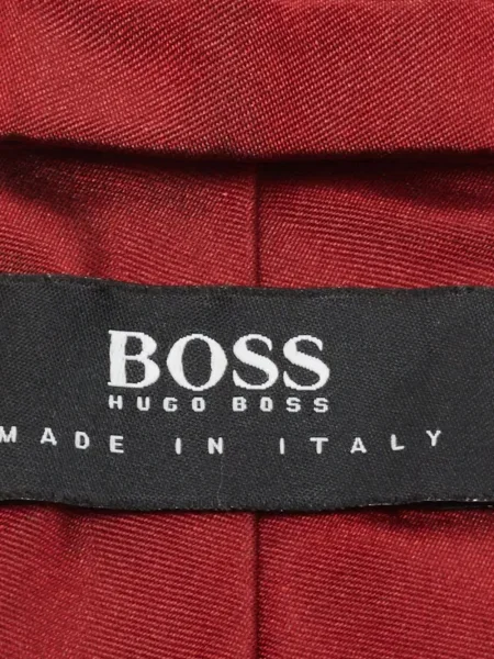 Cravată Boss de mătase roșu