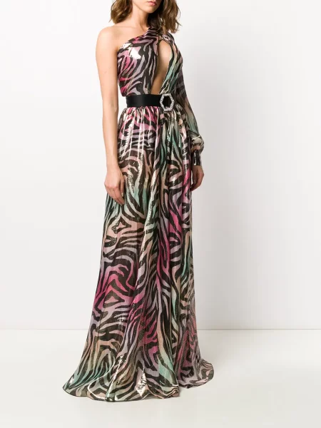 Oblekové maxi maxi šaty Philipp Plein růžové