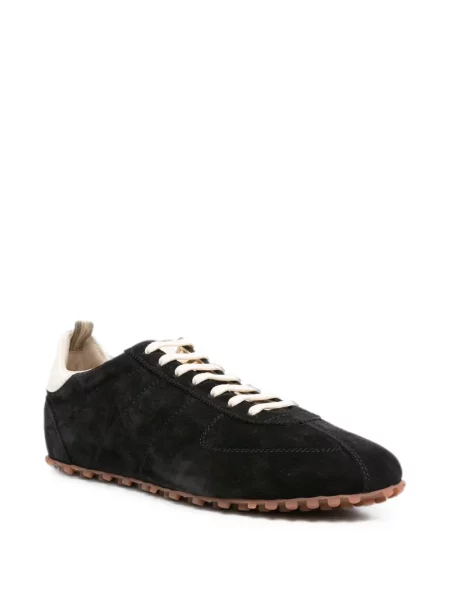 Sneakerși Officine Creative din piele de căprioară negru