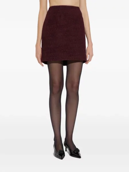 Bouclé fusta mini Rotate Birger Christensen violet