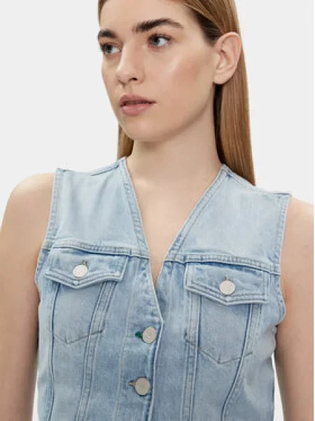 Tommy Jeans Vesta modrá