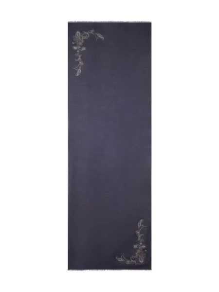 Fular Etro cu model paisley albastru