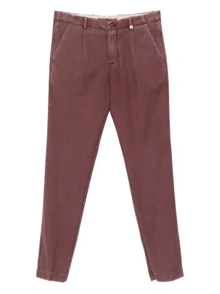 Pantaloni Myths plisate roșu