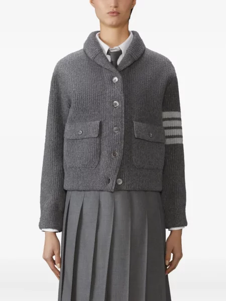 Geacă bomber Thom Browne gri