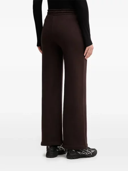 Pantaloni Guess alergare cu cordon maro