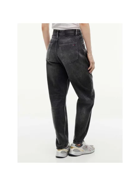 Blugi mom fit Tommy Jeans gri