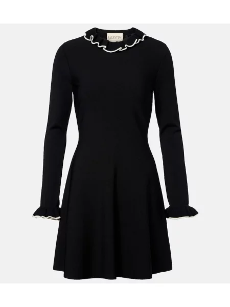 Rochie Valentino cu volane negru