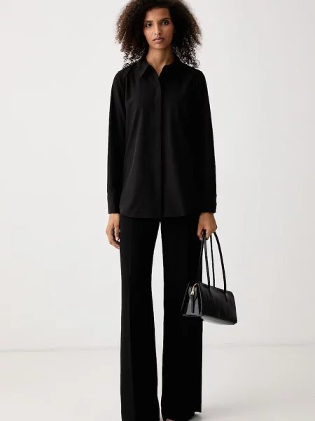 DKNY cămașă pentru femei negru
