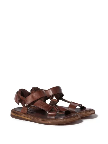 Sandale Miu Miu din piele maro