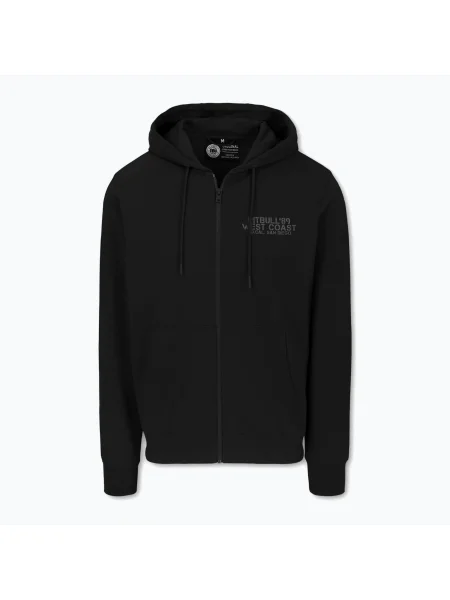 Hanorac cu glugă Pitbull West Coast cu glugă negru