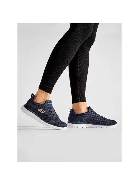 Laisvalaikio batai Skechers Bright Bezel Tamsiai mėlyna