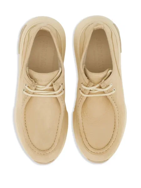 Sneakerși Ferragamo cu șireturi din piele