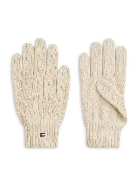 Tommy Hilfiger rukavice za djecu od pamuka bež