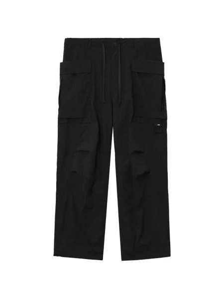 Pantaloni cargo Aftermaths cu cordon negru