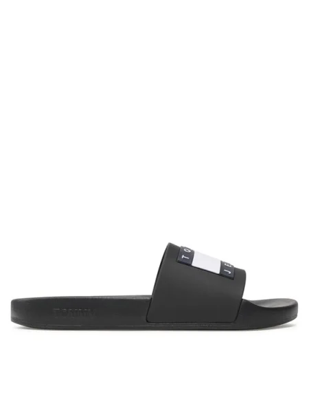 Tommy Jeans Șlapi Pool Slide Ess negru
