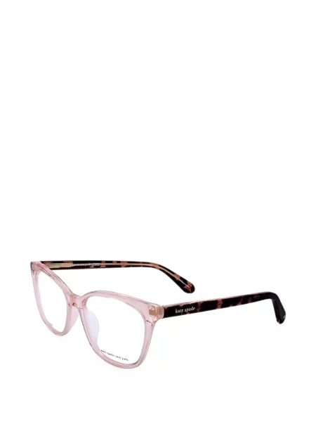 Ochelari de soare Kate Spade cu imprimeu geometric roz