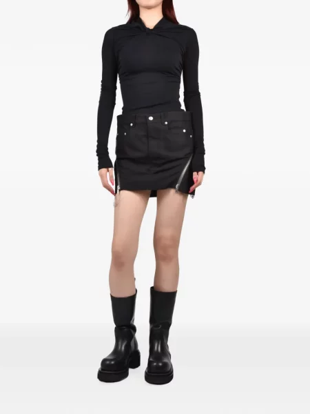 Top Rick Owens Lilies negru