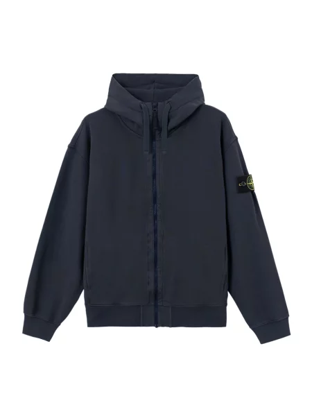 Bluza z kapturem Stone Island z kapturem z kamieniami niebieska