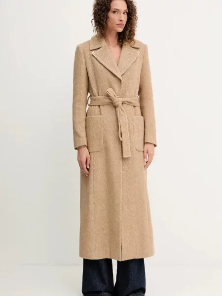 Vuneni kaput Fracomina bež