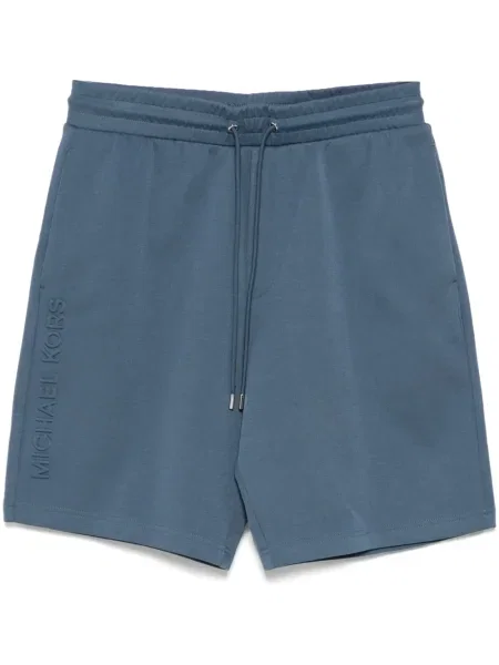 Pantaloni scurți Michael Kors cu autograf albastru