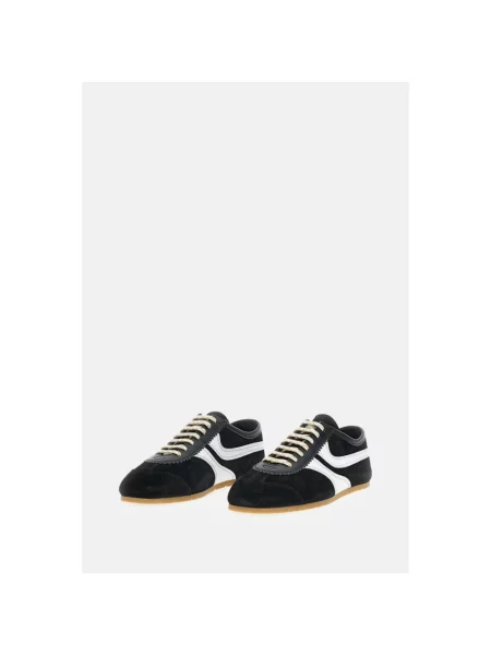 Sneakersy Dries Van Noten skórzane czarne