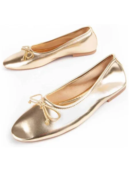 Pantofi Montevita auriu