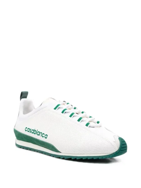 Sneakerși Casablanca cu imagine alb