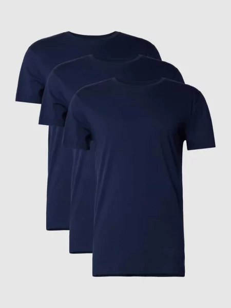Polo Ralph Lauren t-shirt granatowy gładki niebieska