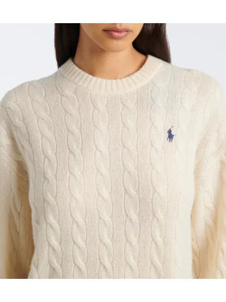 Rochie Polo Ralph Lauren de lână alb