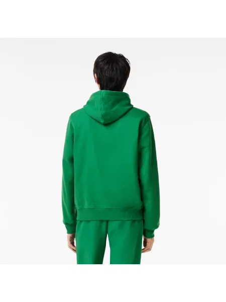Lacoste Bluza Z Kapturem Xl Croc Jogger zielona
