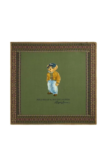 Fular Polo Ralph Lauren de lână verde