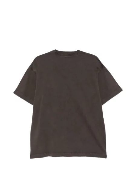 Μπλούζα Carhartt Wip με αυτόγραφο καφέ