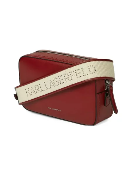Torebka Karl Lagerfeld skórzana brązowa