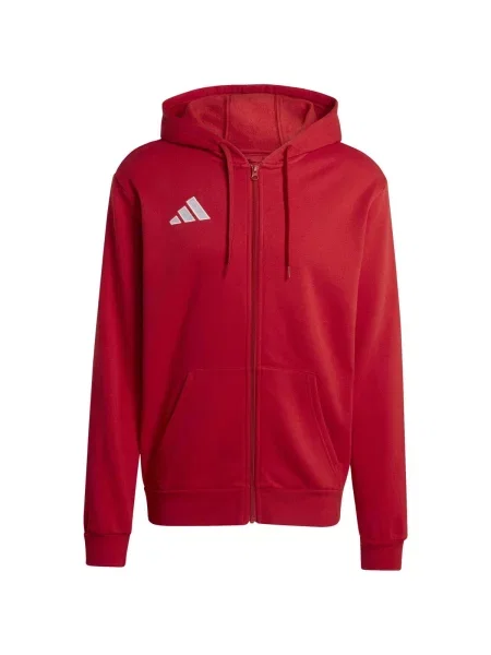 Sportski komplet Adidas s kapuljačom crvena
