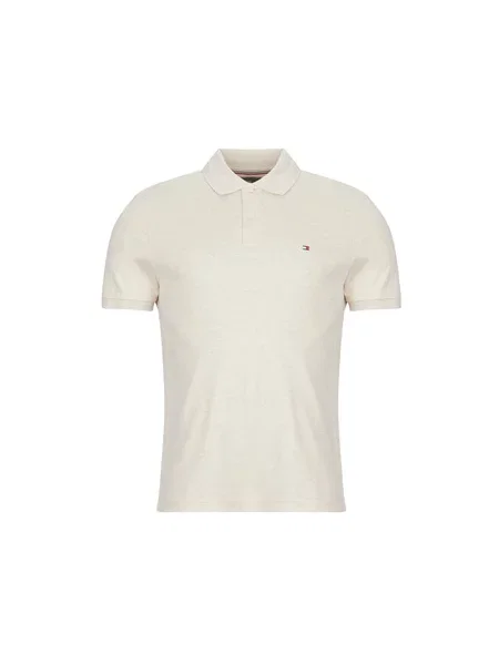 Polo majica Tommy Hilfiger s kratkimi rokavi bež