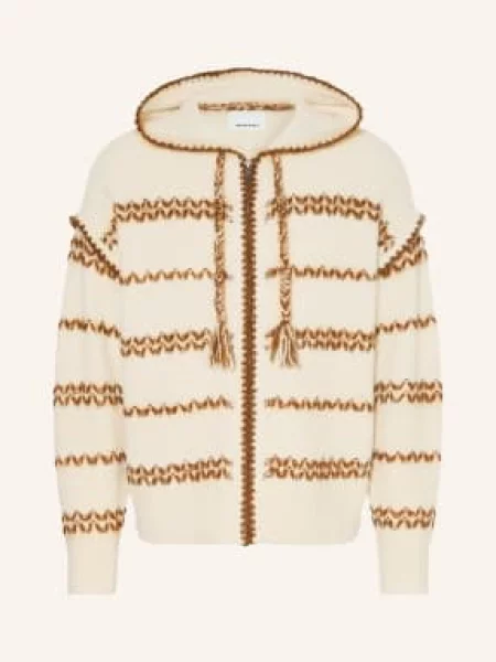 Isabel Marant Svetr Rolian režná hnědá