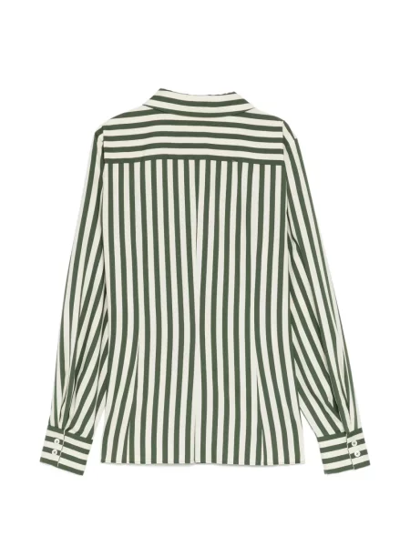 Lung cămașă Carolina Herrera cu dungi verde