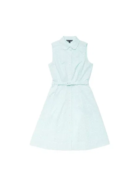 Sukienka koszulowa Brooks Brothers klasyczna niebieska