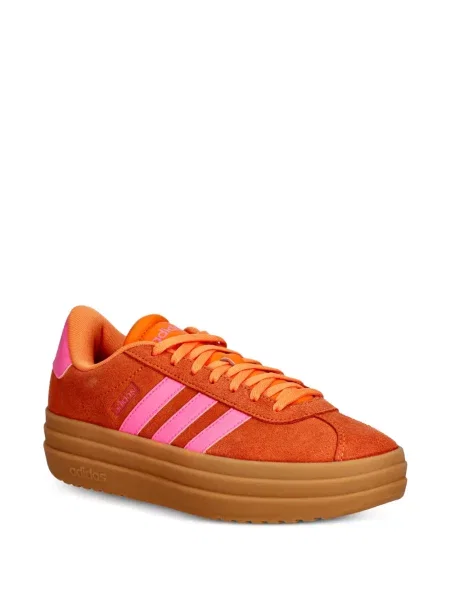 Ριγέ τρέξιμο μπουφάν Adidas με αυτόγραφο καφέ