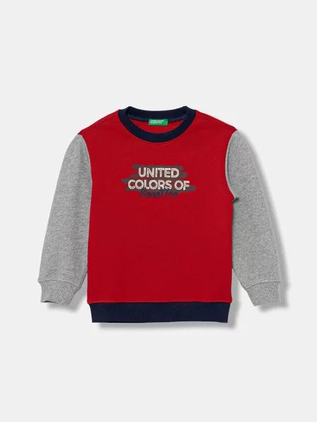 United Colors of Benetton Dětská mikina červená