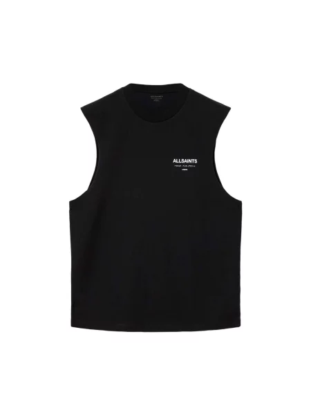 AllSaints Tricou UNDERGROUND negru alb